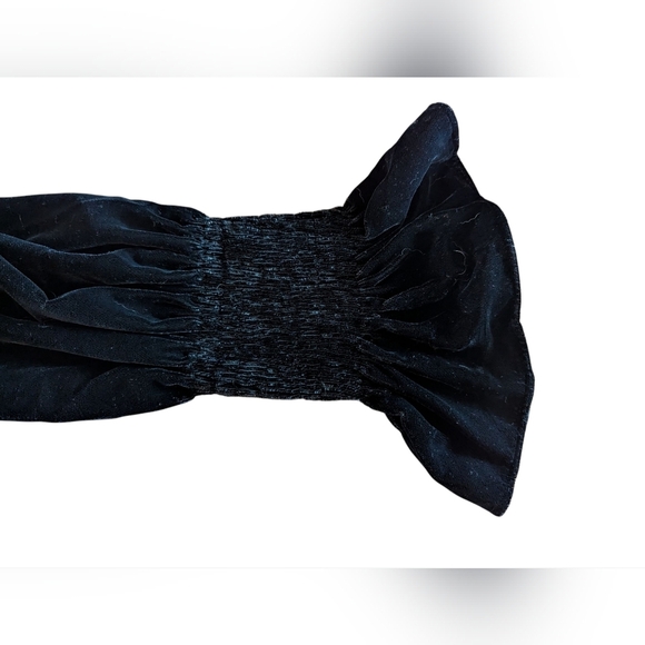 ZARA NWOT Dress Velvet Mini Dress Holiday Christmas NY Eve Dress Sz L - Picture 2 of 4